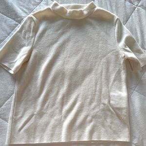 Zara Turtleneck Short Sleeve Sweater